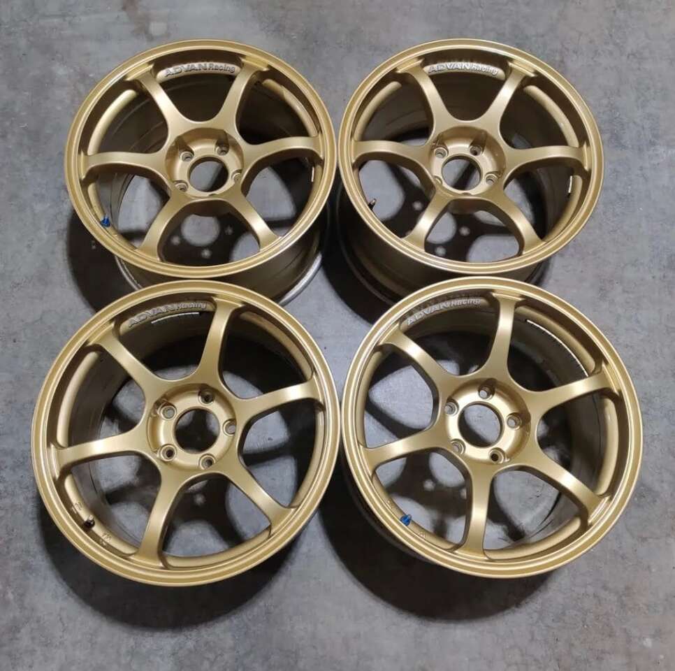 Advan RG2 17x9.5 +35 in 5x114.3 WRX STi EVO 240XS Nissan Skyline Drift Supra NSX Acura Integra Honda Civic RX7 Rays Volk