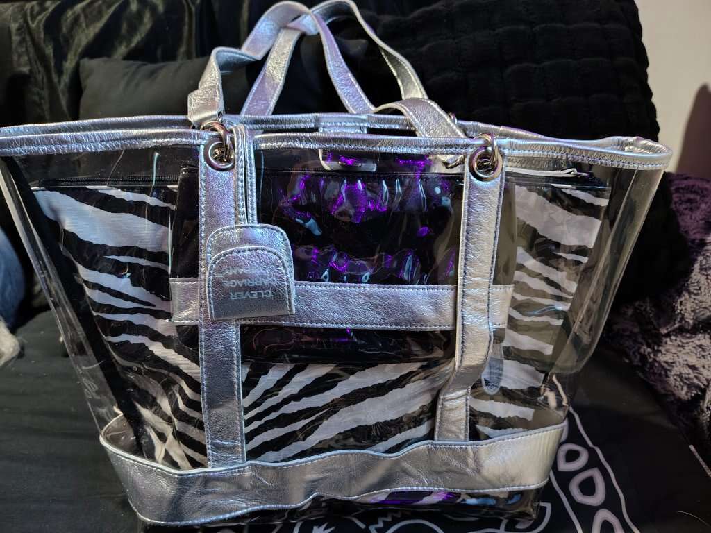Rare Clear Tote by Clever Carriage Co