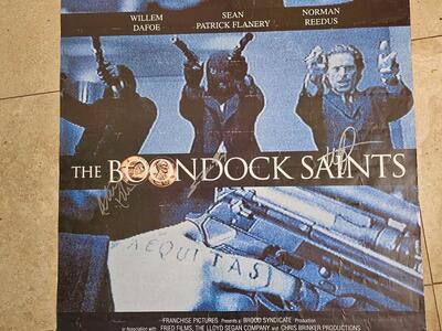 The Boondocks Saints Movie Poster Signed