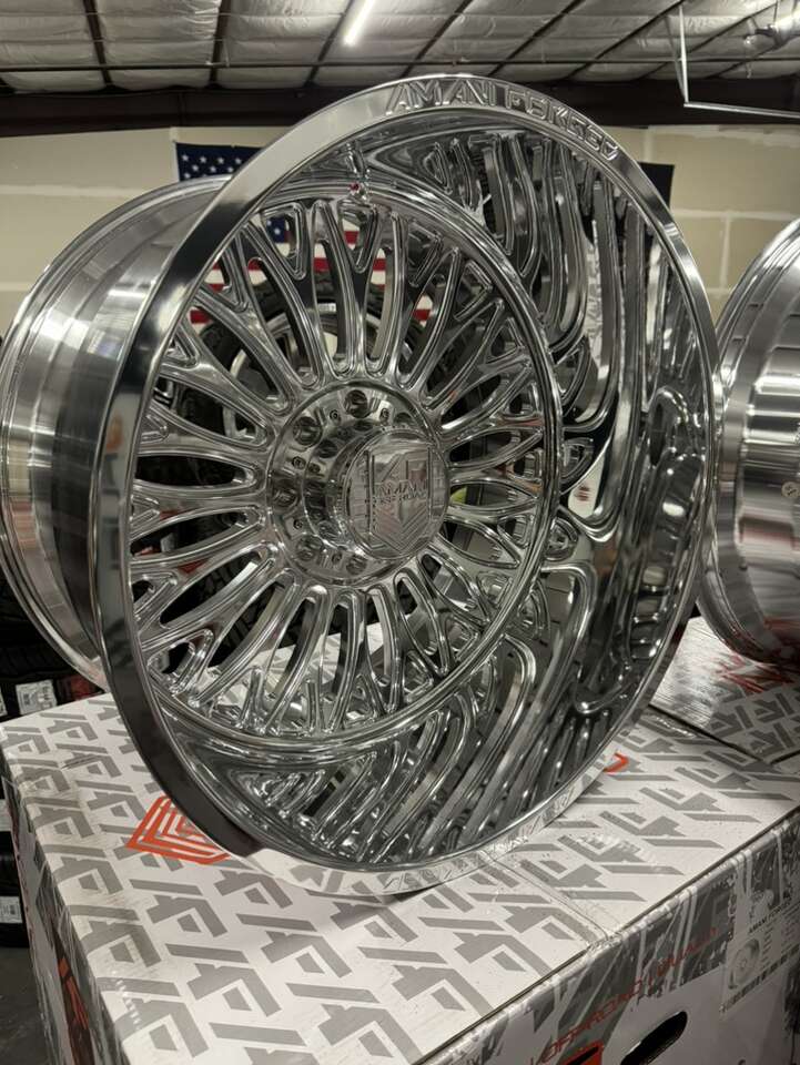NEW 24x14 Amai Forged Wheels/ Billet Floaters