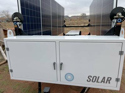 DC Trailer Complete Cabinet 6k Inverters