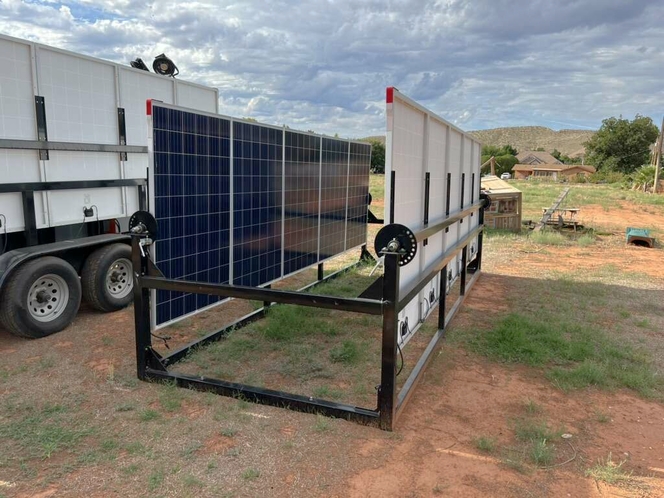 DC Solar Trailer Complete Array 270 … | Industrial | ksl.com