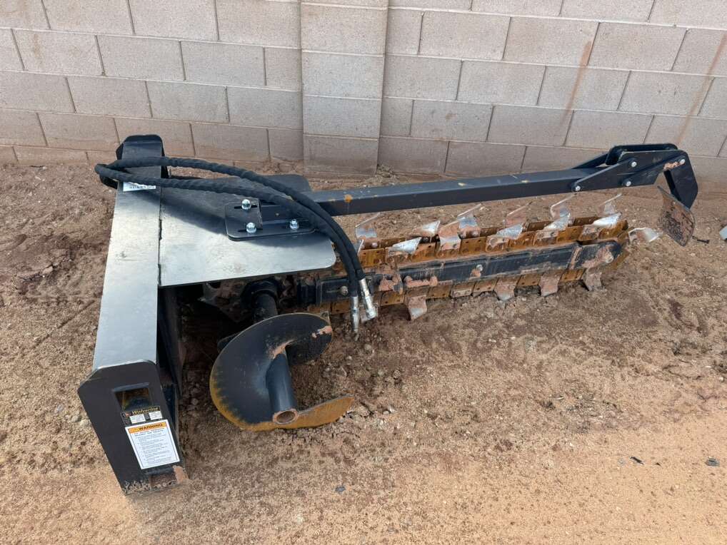 Skid Steer Trencher 6 Ft For Rent
