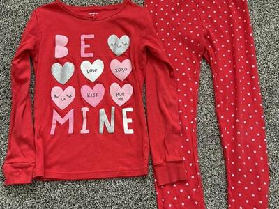 Girl Size 8 Winter Pj 4 Sets Super Cute