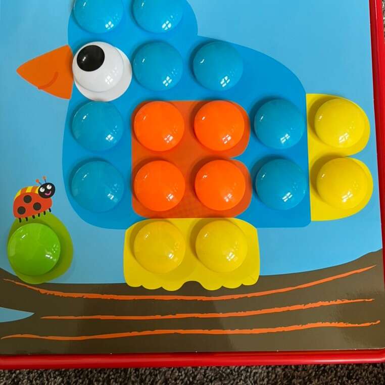 Button Nail Kids Baby Game Activity