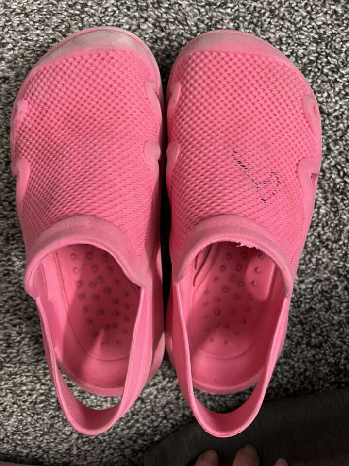 Pink Size 12 Little Girl Slip On Water Shoes Crocs