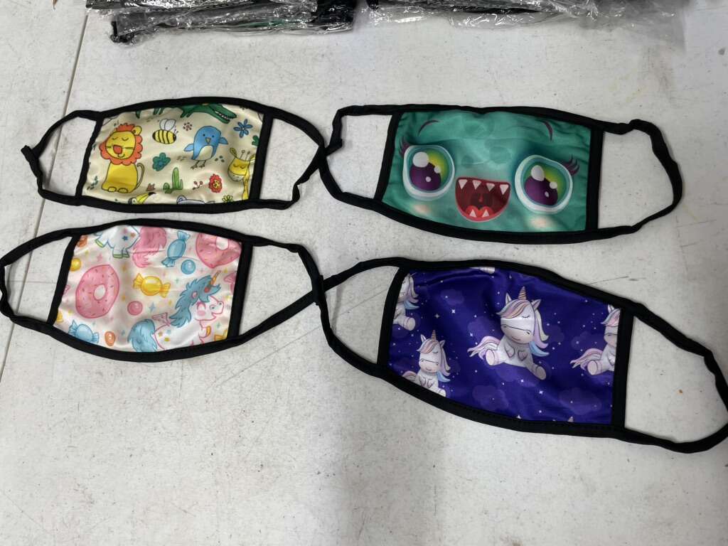 4 Pack Kids Face Mask PPE