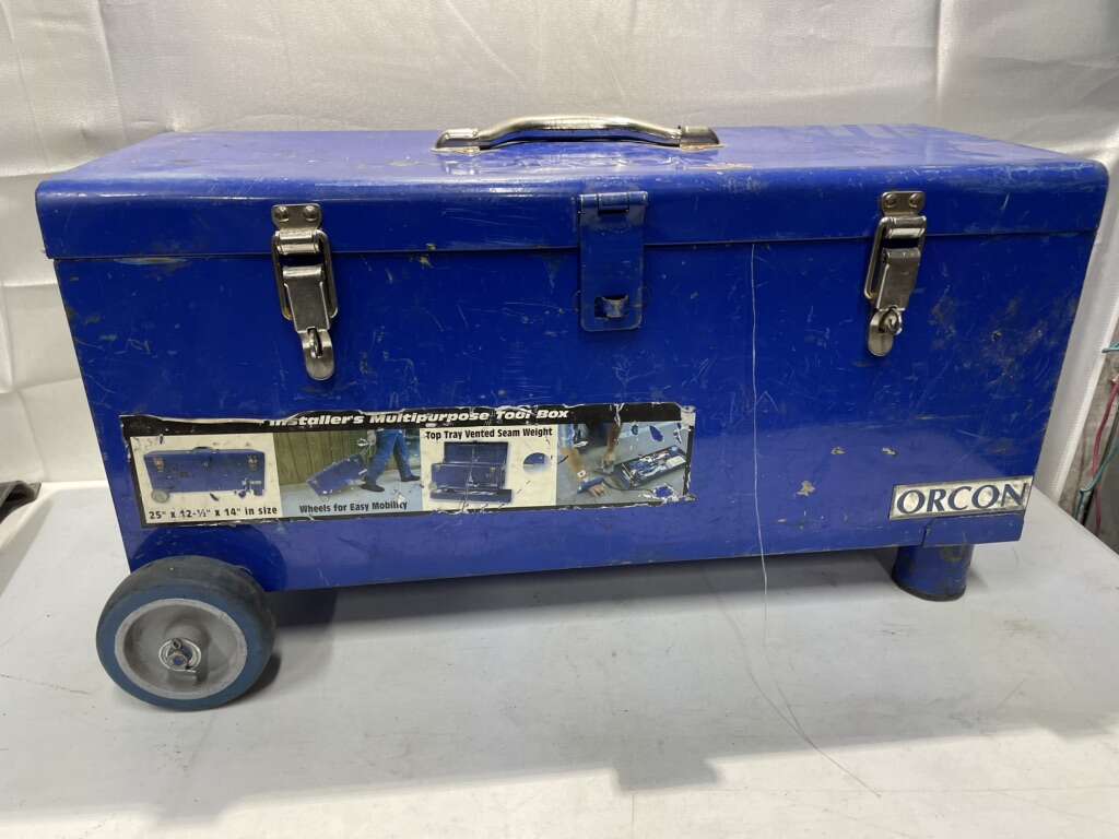 Orcon Carpet Installers Rolling Toolbox