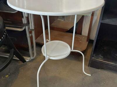 Round Metal Table