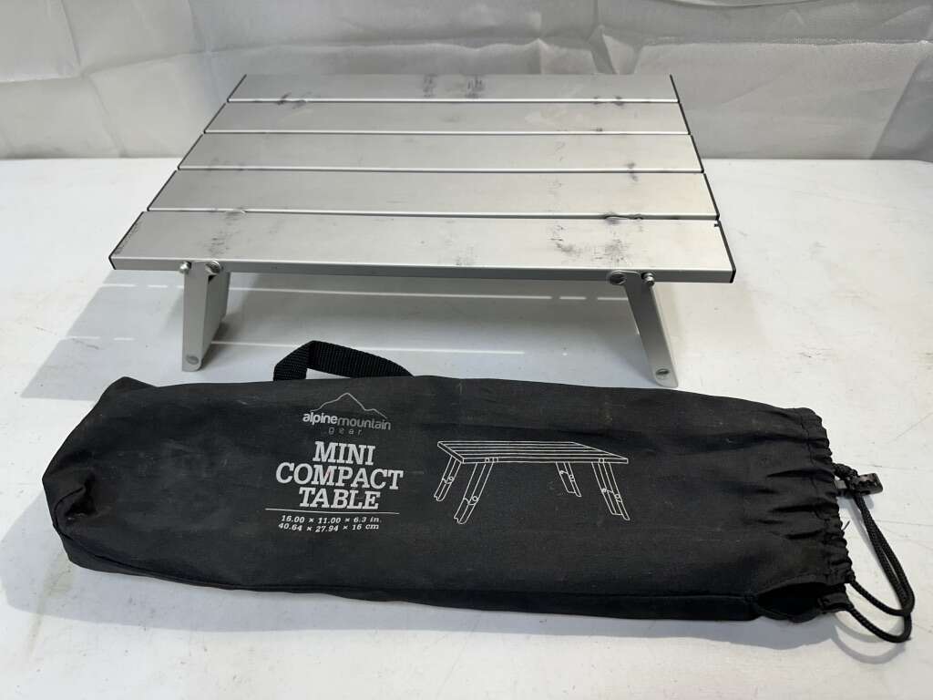 Alpine Mountain Gear Mini Compact Table AMGMTB