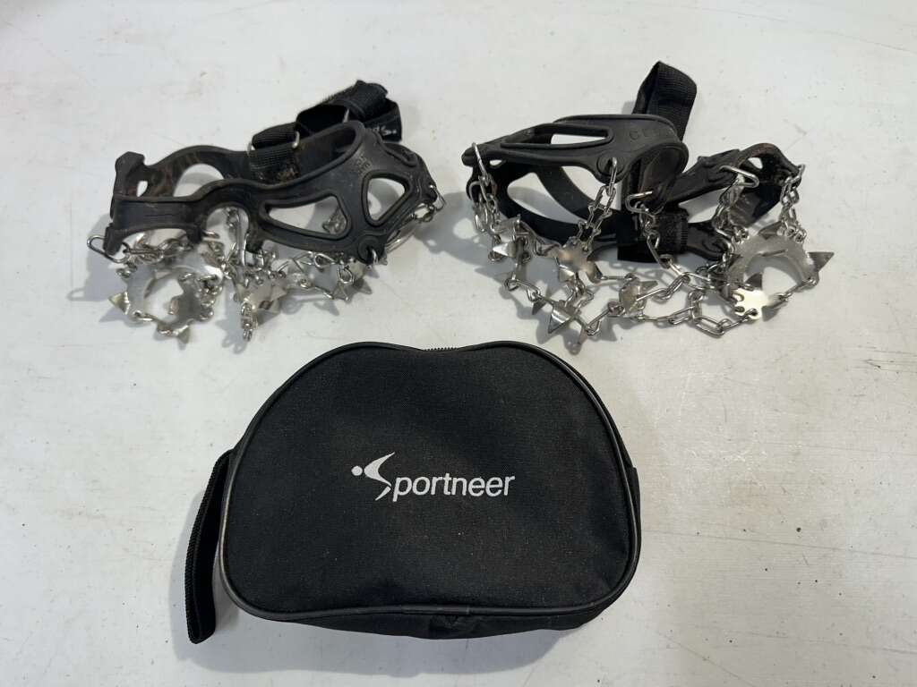 Sportneer Crampons Traction Cleats Size Medium