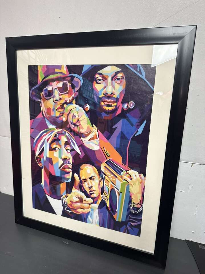 Framed Rapper Legend Print