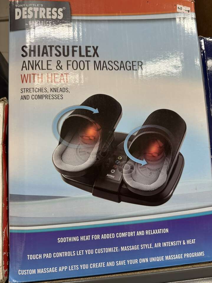 Shiatsuflex Ankle Foot Massager With Heat