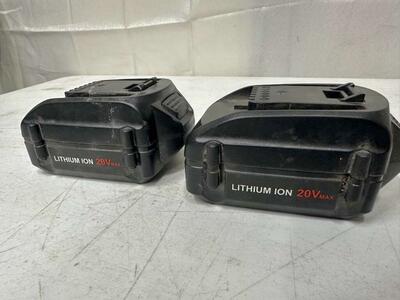 (2) Worx 20V 5.0Ah Aftermarket Batteries WA3525