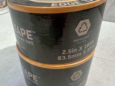 2 Rolls Ram Board Edge Tape 2.5 Inch X 180 ft