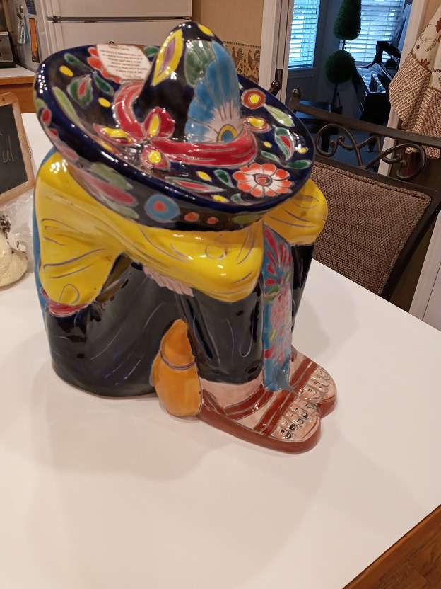 Sleeping senior Mexican pottery 801-441-8632