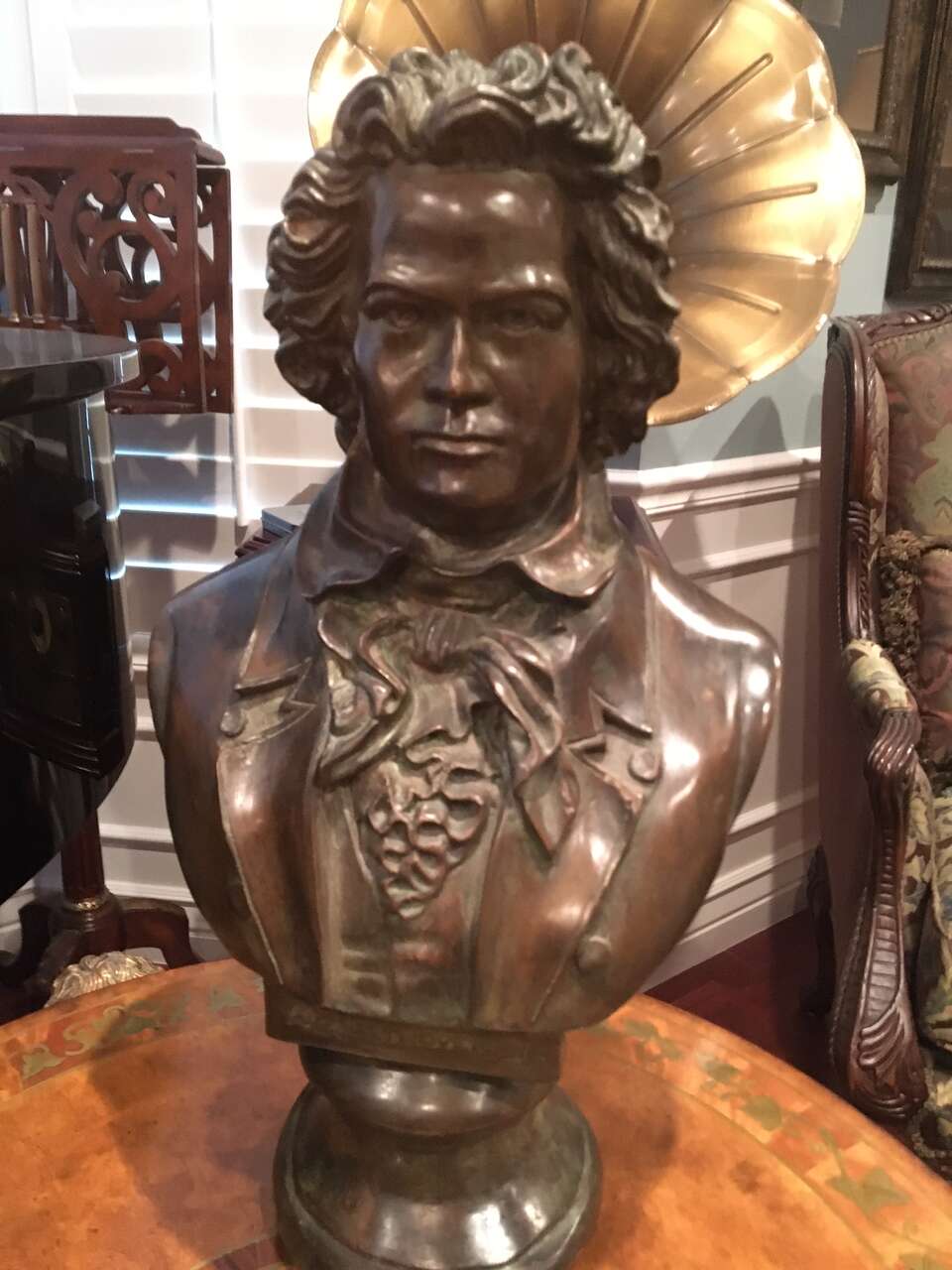 Vintage Beethoven Bronze Bust