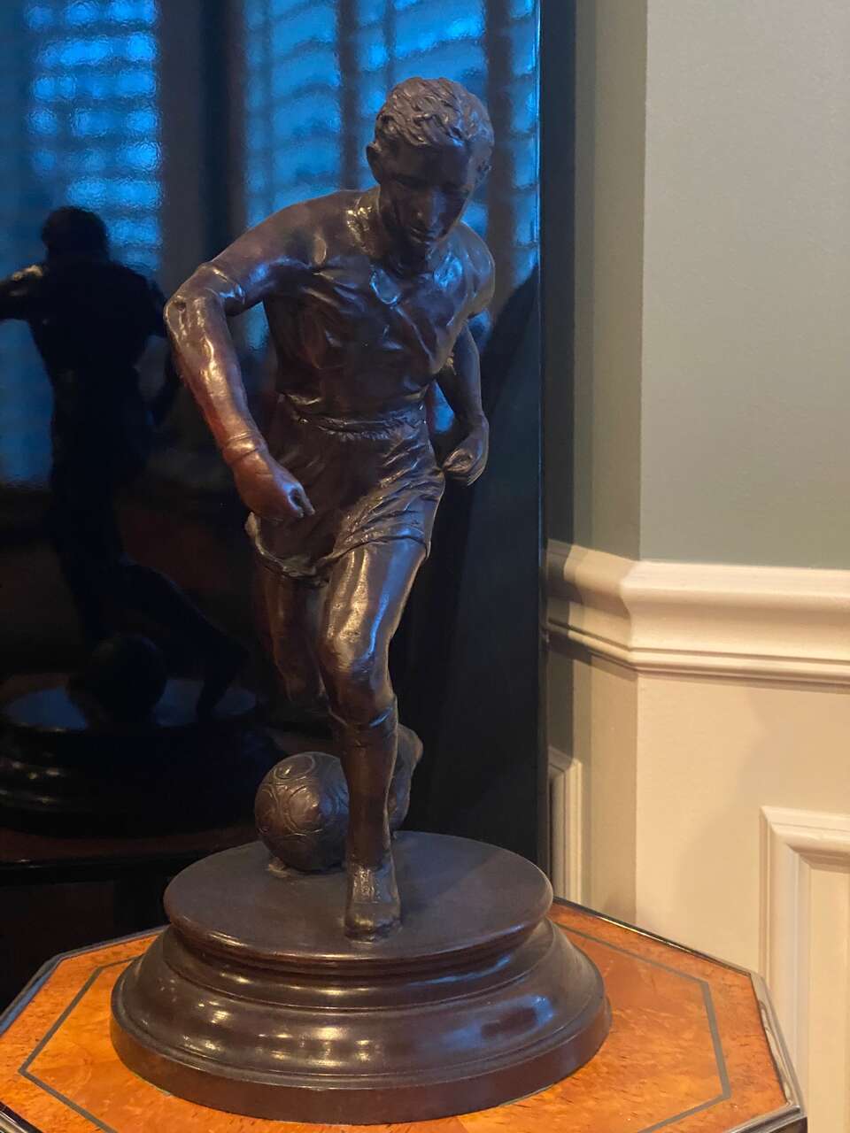 Bronze Soccer Player