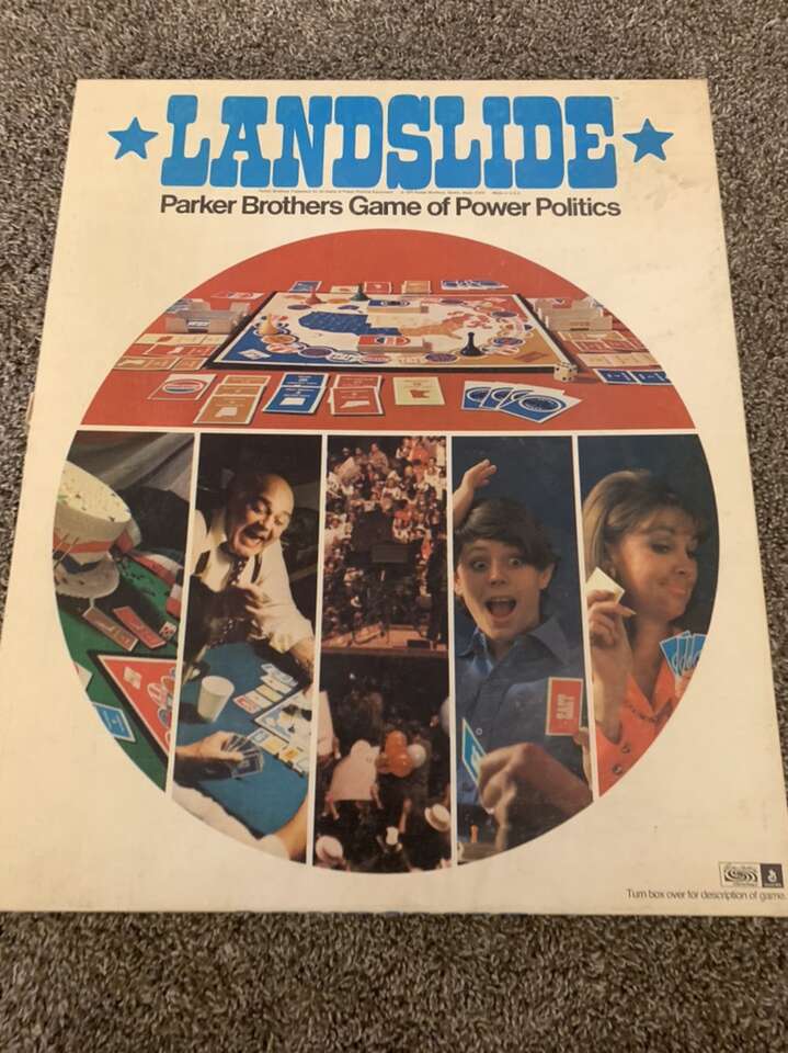 Vintage Landslide Parker Brothers Politics Game
