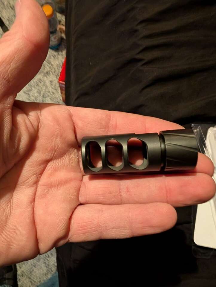 Merachi Muzzle M1 Self Timing Break 30. Caliber.