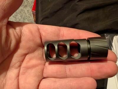 Merachi Muzzle M1 Self Timing Break 30. Caliber.