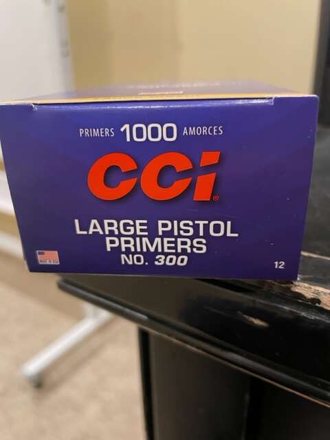CCI Large Pistol and Large Pistol Magnum Primers