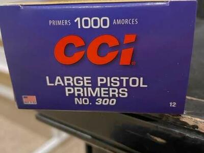 CCI Large Pistol and Large Pistol Magnum Primers