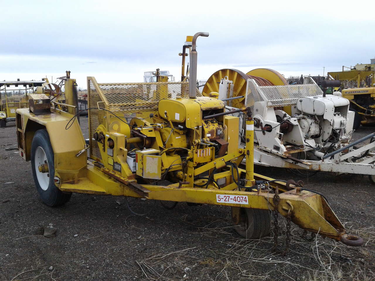 1981 Hogg Davis H135 Hydraulic Reel Trailer