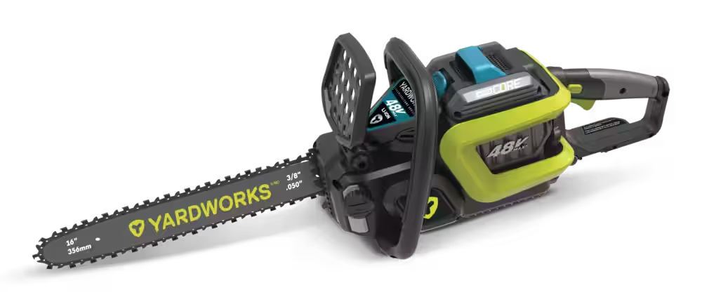Yardworks 48 V Max Lithium-ion Brushless Chainsaw, 14 inch, no battery or charger