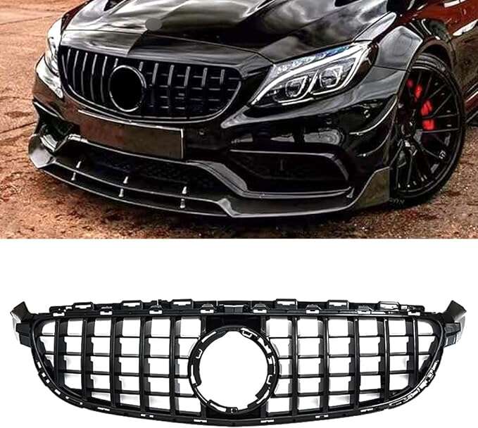 SNA Real C63 Grill GT Style Compatible for 2015-2018 Mercedes Benz