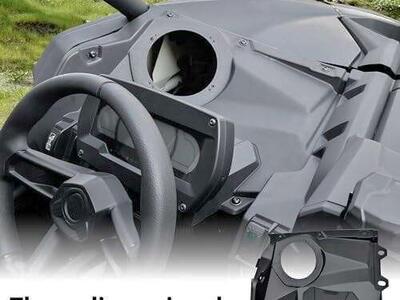 Front Dash Speaker Mount for Can Am X3, Front 6.5 inch Speaker Enclosure Panels for 2017-2024
