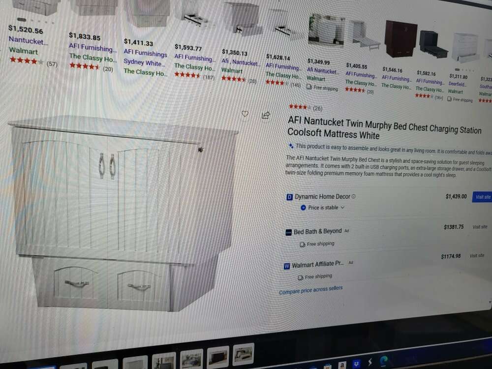 Nantucket Murphy bed twin Furniture