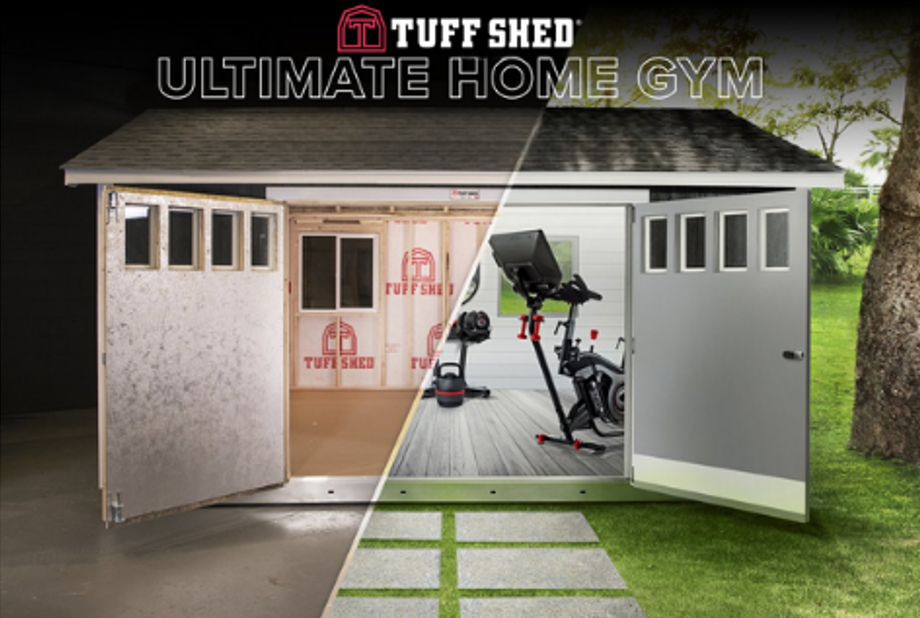 No More GYM Memberships, Get Yourself Your Own Tuff Shed Shred Shed!!