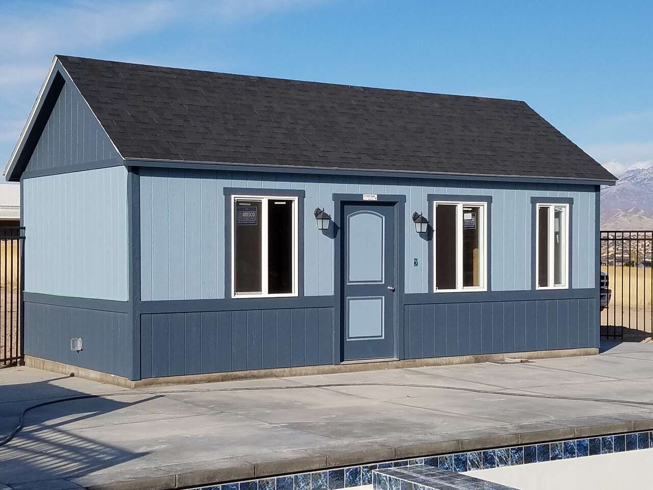 Versatile Tuff Shed Pool House –No Permit Needed Under 200SF!!