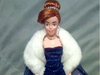 Paris elegance Anastasia Barbie doll
