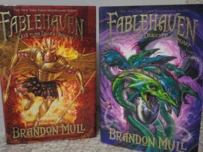 Book 4 & 5 FABLEHAVEN By Brandon Mull Hardcover