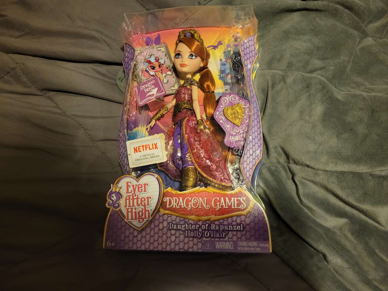 Holly O'Hair Ever After High Barbie Doll  Dragon Games, Daughter of Rapunzel New Sealed in box