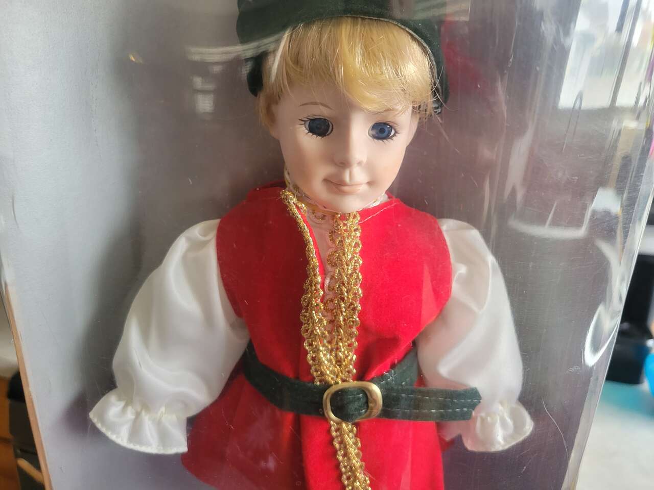 Vintage 12 inch porcelain Little Boy Doll Classic Collection EMRAD LTD CHATSWORTH CA