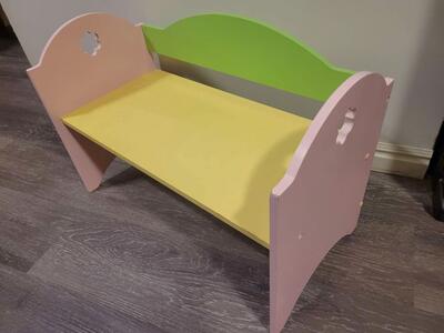 Kids book shelf or bench