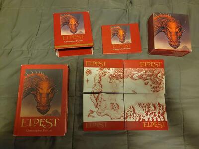 ELDEST Book by Christopher Paolini HARDBACK with PAPER COVERS And Audio book on CD