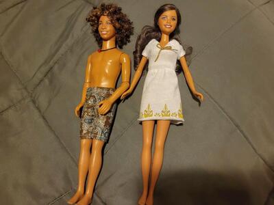 Disney High School Musical barbie and ken Dolls Set of 2 Gabriella, Zeke