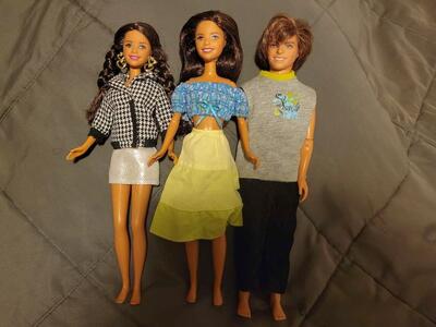 Disney High School Musical barbie Dolls Set of 3 Gabriella, Troy