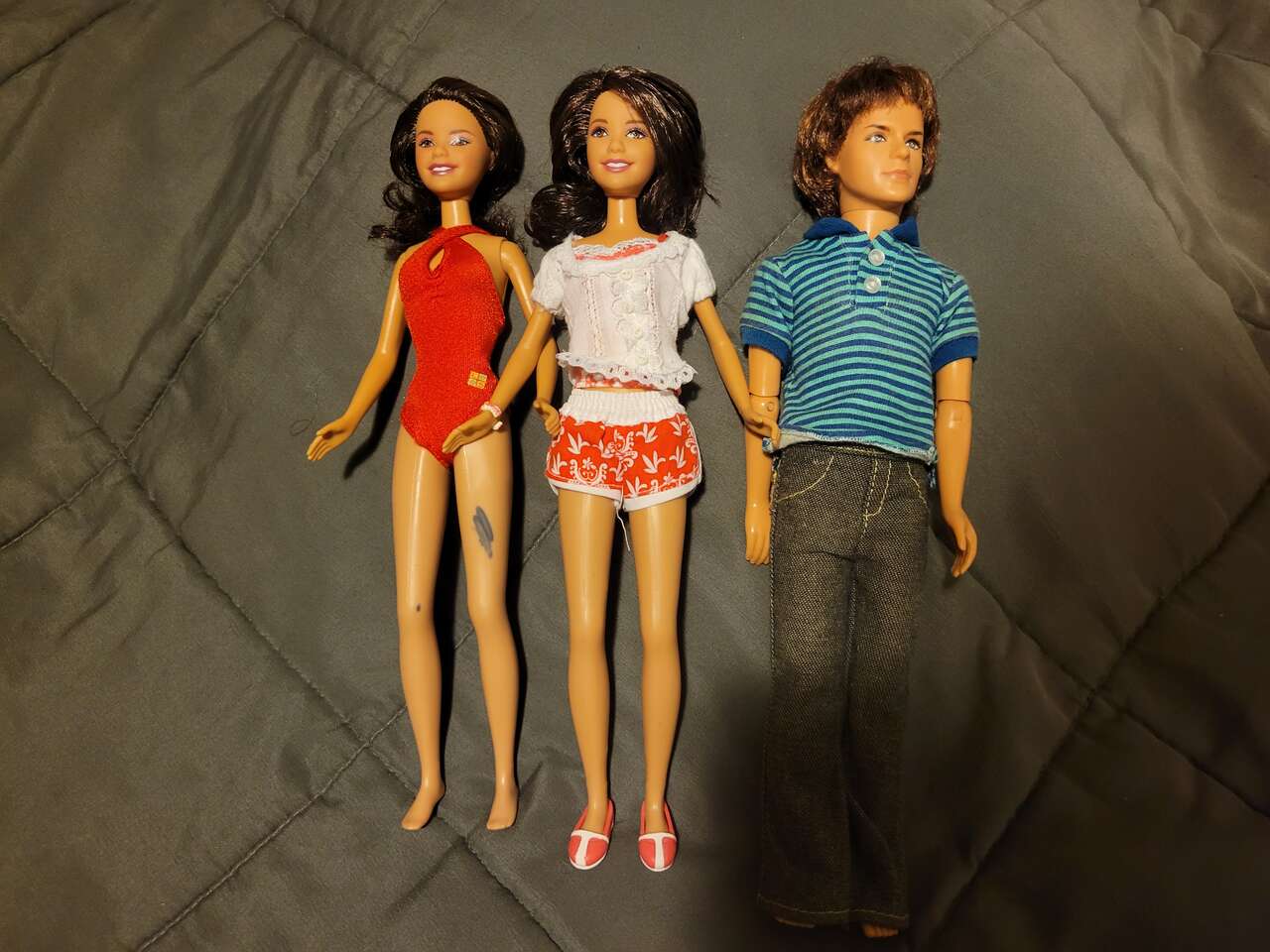 Disney High School Musical barbie Dolls Set of 3 Gabriella, Troy