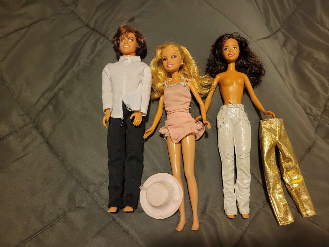 Disney High School Musical barbie Dolls Set of 3 Gabriella, Troy, Sharpay and extra accessories