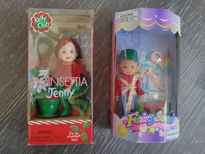 Mattel Kelly Club POINSETTIA JENNY Christmas Special Edition Barbie and fairyhood tommy Doll