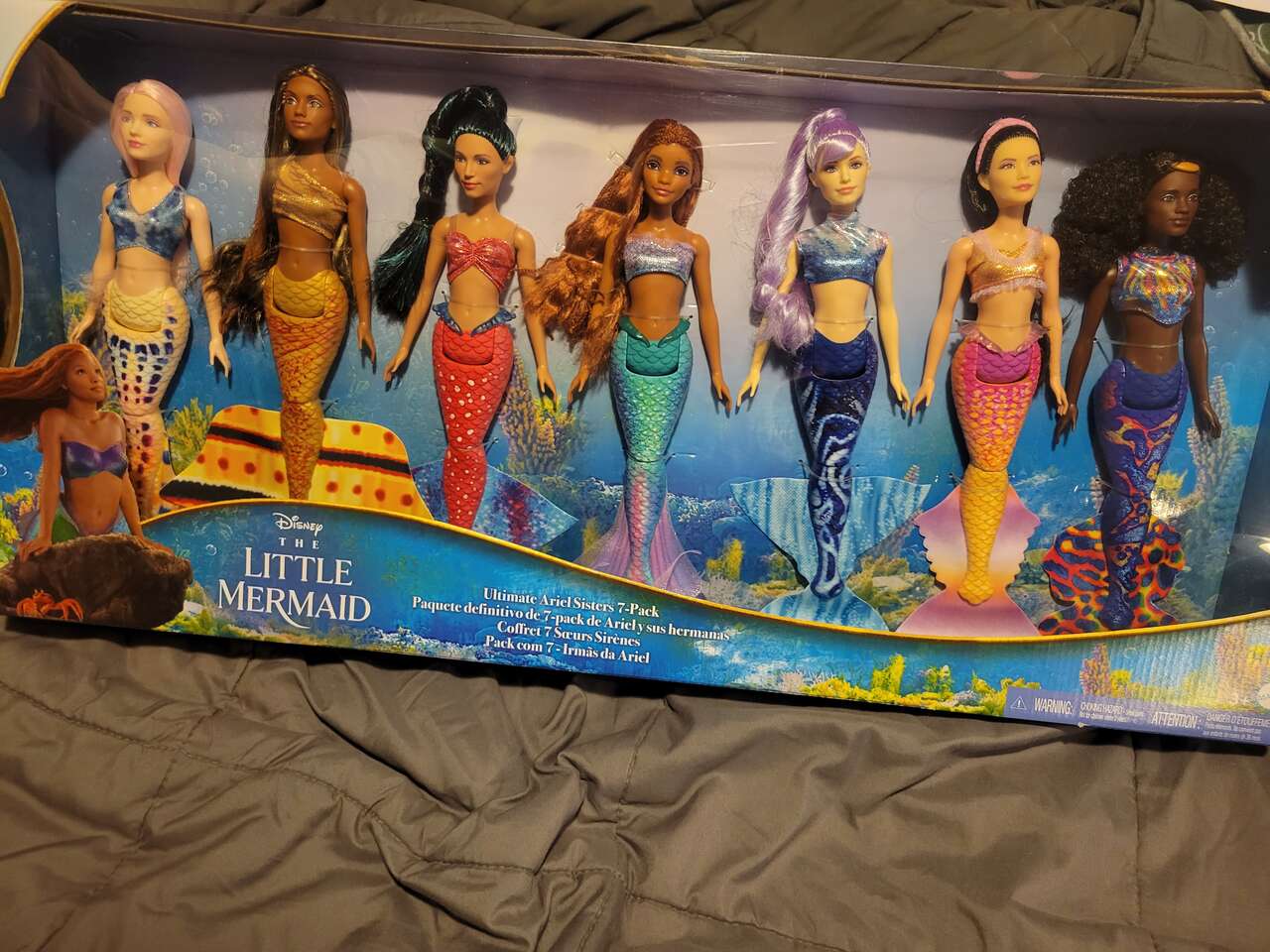 Disney’s The Little Mermaid-Caspia-Indira-Perla-Karina-Mala-Tamika-Ariel Barbie dolls Ultimate Sisters 7 pack set!