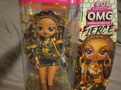 LOL Surprise OMG outrages millennial girls Fierce Royal Bee Fashion Barbie Doll
