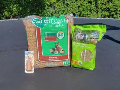 Pet Paper Bedding RABBIT Guinea Pig Hardwood Chew Sticks Timothy Hay- chinchilla gerbil hamsters small animals