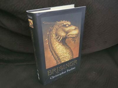 BRISINGR The third hardback with papercover sleeve book, in Christopher Paolini's Inheritance series First Edition, Like New