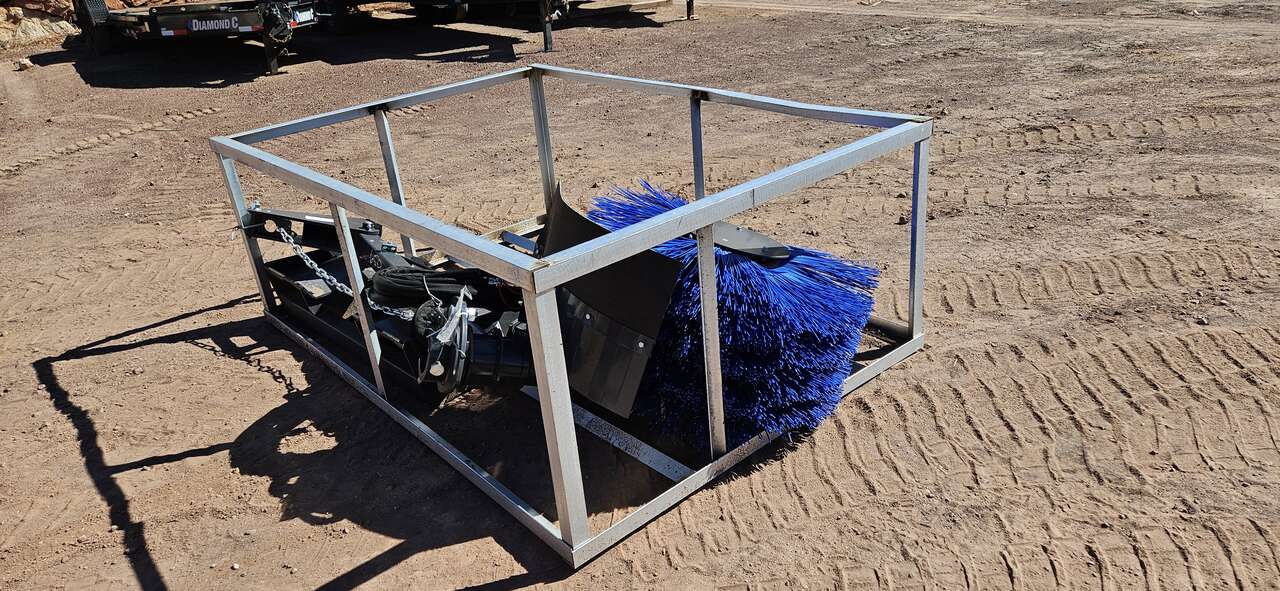 Skid Steer Feed Bunk Sweeper Attachment